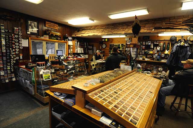 Shop talk at the Gates Au Sable Lodge