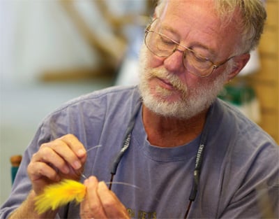 Sandy Moret Fly Fishing for Redfish