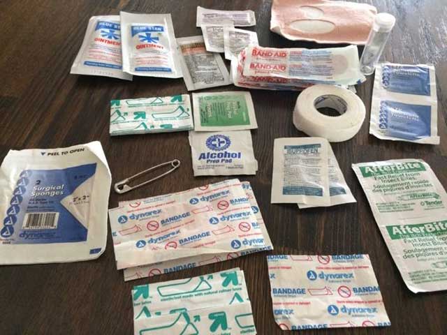 Basic wound care kit.
