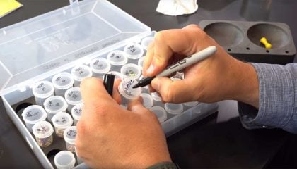 Fly Tying Bead and Hook Organization